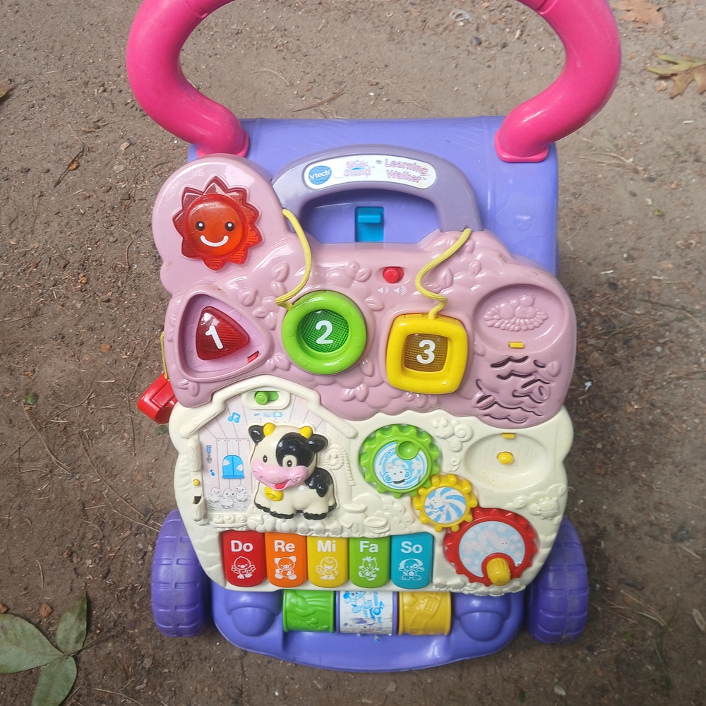 Interactive Learning Walker for Kids - Purple and Pink